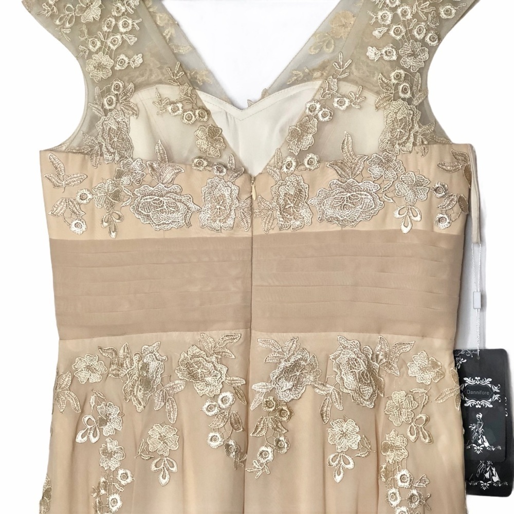 Dannifore Lace Appliqué Embellished Formal Dress - Picture 10 of 12